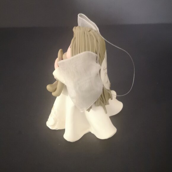 Vintage Uniquely Hand Created The Kneeded Angel "Snuggle Buddy" Figurine 3" Tall - Picture 2 of 5